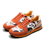 Schnür Paint Sneakers Orange - OPP Deutschland - Mode Schuhe