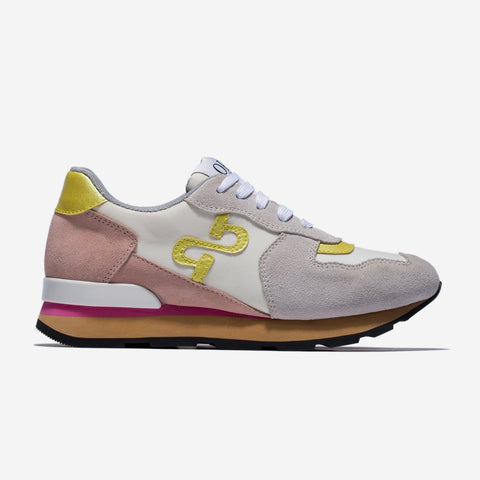 Damen Schnür wildleder- Sneakers Weiβe - OPP Deutschland - Mode Schuhe