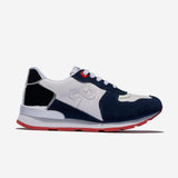 Damen Schnür wildleder- Sneakers Blau - OPP Deutschland - Mode Schuhe
