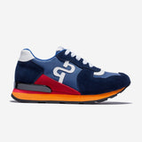 Damen Schnür wildleder- Sneakers Blau - OPP Deutschland - Mode Schuhe