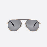 Herren & Damen Sonnenbrille Hell Grau Gradient - OPP Deutschland - Mode Schuhe