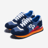 Damen Schnür wildleder- Sneakers Blau - OPP Deutschland - Mode Schuhe