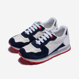 Damen Schnür wildleder- Sneakers Blau - OPP Deutschland - Mode Schuhe