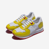 Damen Schnür wildleder- Sneakers Gelb - OPP Deutschland - Mode Schuhe
