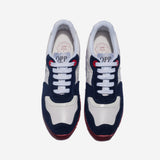 Damen Schnür wildleder- Sneakers Blau - OPP Deutschland - Mode Schuhe