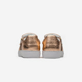 Damen Loafers Schuhe Golden - OPP Deutschland - Mode Schuhe