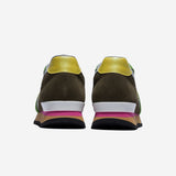 Damen Schnür wildleder- Sneakers Grün - OPP Deutschland - Mode Schuhe