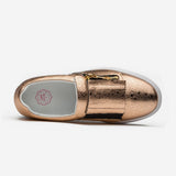 Damen Loafers Schuhe Golden - OPP Deutschland - Mode Schuhe