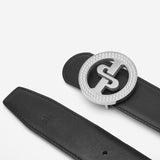 18K Plated Diamond Inlaid Herren Gürtel Silber - OPP Deutschland - Mode Schuhe