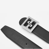 18K Plated Diamond Inlaid Herren Gürtel Silber - OPP Deutschland - Mode Schuhe