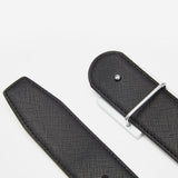 18 Karat vergoldete Streifen eingelegte Herren Gürtel Silber - OPP Deutschland - Mode Schuhe