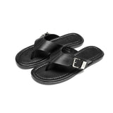 Leder Sandale Schwarz - OPP Deutschland - Mode Schuhe