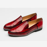 Patent Leder Abendschuhe Wine - OPP Deutschland - Mode Schuhe