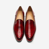 Patent Leder Abendschuhe Wine - OPP Deutschland - Mode Schuhe