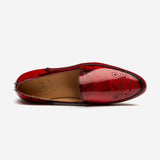 Patent Leder Abendschuhe Wine - OPP Deutschland - Mode Schuhe
