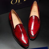 Patent Leder Abendschuhe Wine - OPP Deutschland - Mode Schuhe