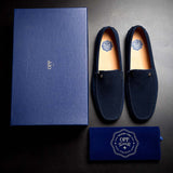 wildleder- Loafers Schuhe Blau - OPP Deutschland - Mode Schuhe