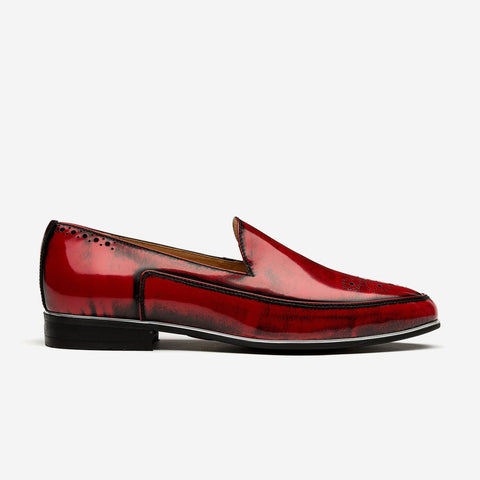 Patent Leder Abendschuhe Wine - OPP Deutschland - Mode Schuhe